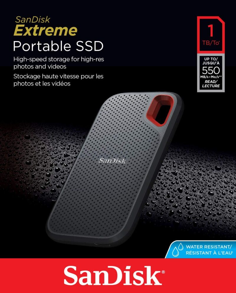 SanDisk 1TB Extreme Portable SSD