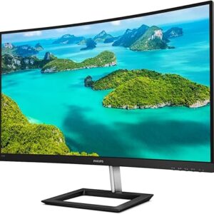 Philips 328E1CA 32" Curved Monitor, 4K UHD, 120% SRGB, Adaptive-Sync, Speakers, VESA