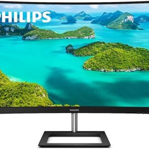 Philips 328E1CA 32" Curved Monitor, 4K UHD, 120% SRGB, Adaptive-Sync, Speakers, VESA
