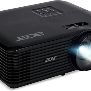 Acer X1128H DLP Projector (SVGA (800 x 600 Pixels) 4,800 ANSI Lumens 20,000:1 Contrast 3D Keystone 1x 3 Watt Speaker Black Home Cinema / Business