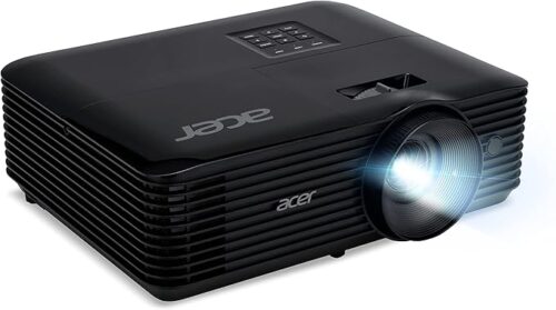 Acer X1128H DLP Projector (SVGA (800 x 600 Pixels) 4,800 ANSI Lumens 20,000:1 Contrast 3D Keystone 1x 3 Watt Speaker Black Home Cinema / Business