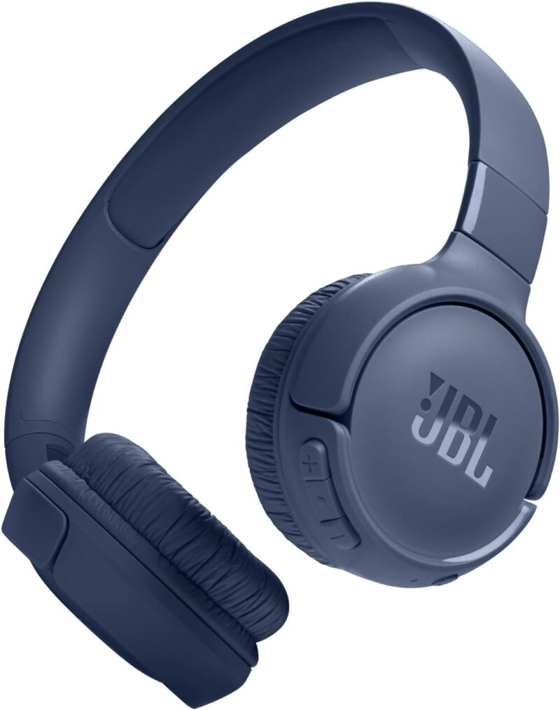 JBL Tune 520BT - Wireless On-Ear Headphones, Up to 57H Battery Life and Speed Charge, Lightweight, Comfortable and Foldable Design, Hands-Free Calls with Voice Aware