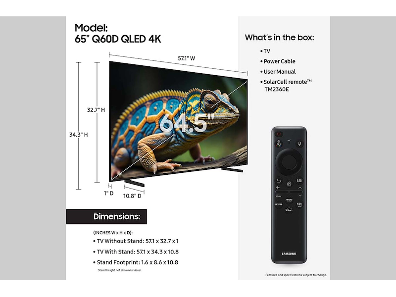 SAMSUNG Q65Q60D TV