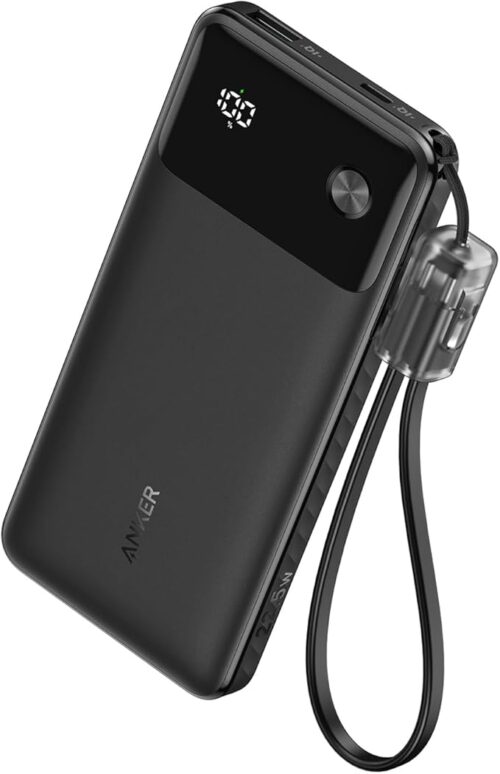 Anker, Power Bank, 10000 mAh, Power Bank, Dual Directional USB Ports, PD, QC SCP, 22.5 W