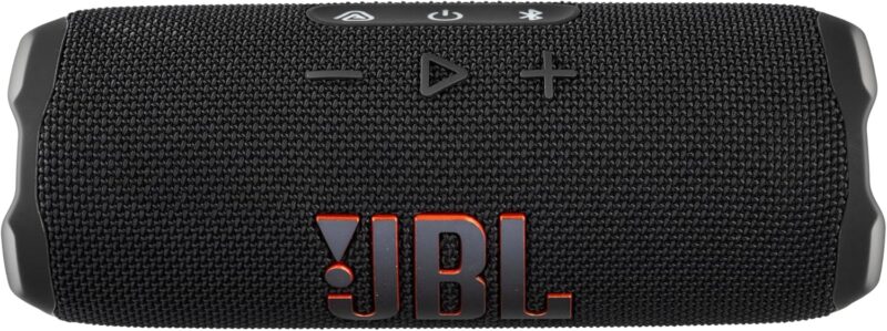 JBL Flip 7 Portable Bluetooth Speaker (Black) | Bold Pro Sound with AI Sound Boost, 16-Hour Playtime, IP68 Waterproof & Dustproof, Auracast Multi-Speaker Pairing