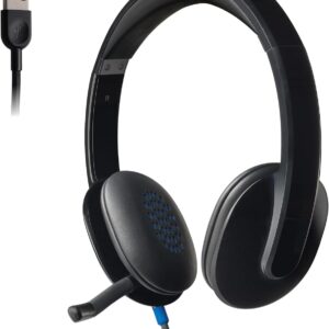 Logitech High-performance USB Headset H540 for Windows and Mac, Skype Certified
