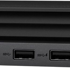 HP Elite Mini 600 G9 Desktop Computer - Intel Core i5 12th Gen i5-12500T Hexa-core (6 Core) 2 GHz - 16 GB RAM DDR5 SDRAM - 256 GB M.2 PCI Express NVMe SSD - Mini PC - Black