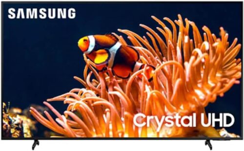 Samsung 65-Inch Class 4K Crystal UHD DU8000 Series HDR Smart TV w/Object Tracking Sound Lite, Motion Xcelerator, Ultra Slim Design, Gaming Hub, Alexa Built-in