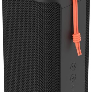 Skullcandy Terrain XL Wireless Bluetooth Speaker - IPX7 Waterproof Portable Speaker, 18 Hour Battery, Nylon Wrist Wrap, True Wireless Stereo (Black)