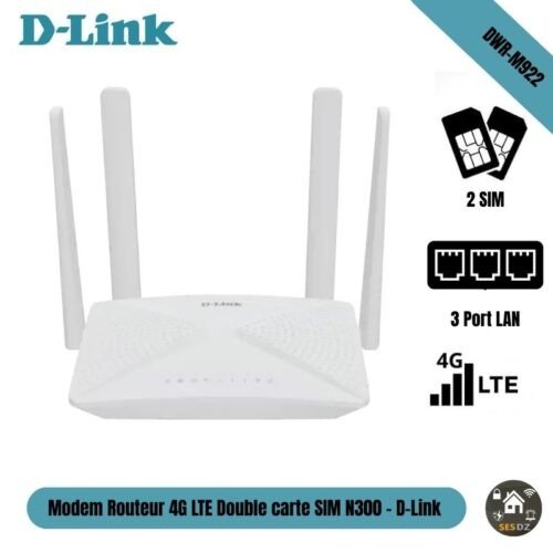DLINK N300 ROUTER D-Link Wireless N300 Dual SIM 4G LTE Router