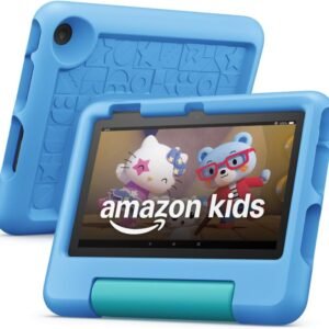 Amazon Fire 7 Kids tablet, ages 3-7 kids tablet. Includes ad-free and exclusive content, easy parental controls, 10-hr battery...