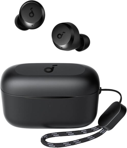 Soundcore by Anker A20i True Wireless Earbuds, Bluetooth 5.3, App, Customized Sound, 28H Long Playtime, Water-Resistant, 2 Mics for AI Clear Calls, Single...