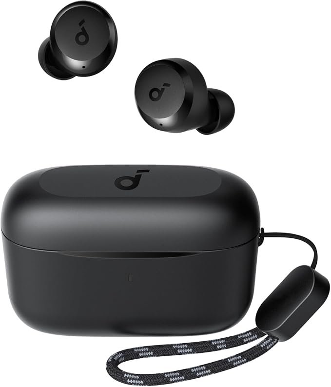 A20i Soundcore by Anker A20i True Wireless Earbuds, Bluetooth 5.3, App, Customized Sound, 28H Long Playtime, Water-Resistant, 2 Mics for AI Clear Calls, Single...