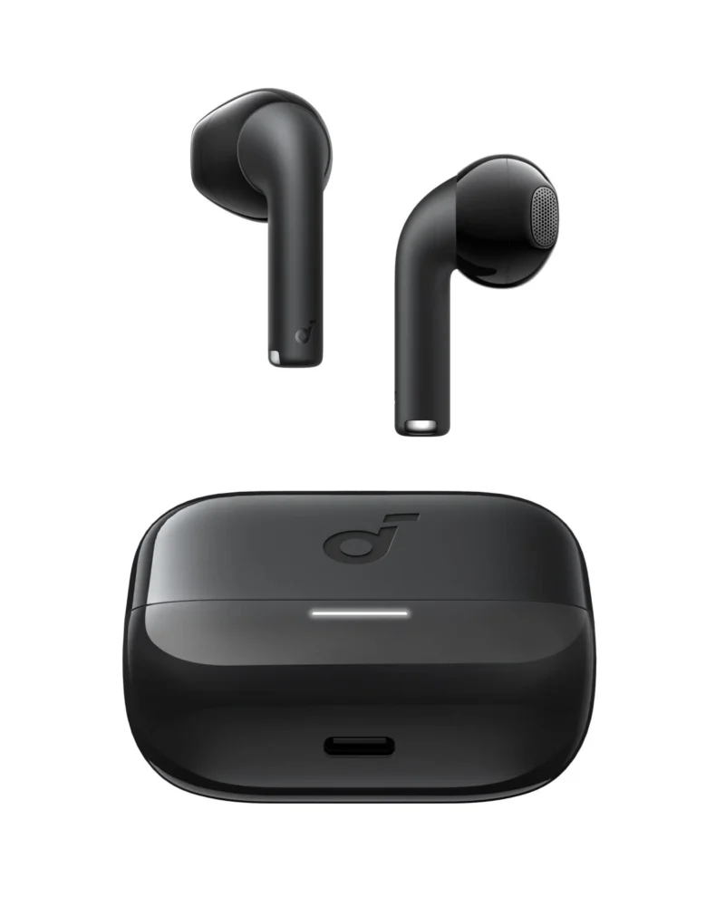 SOUNDCORE by ANKER K20i Semi-in-Ear Earbuds, 36H, IPX5 Fast charge, clear sound, ENC 2-mic clear calls, custom EQ, Bluetooth 5.3, app control, comfortable fit