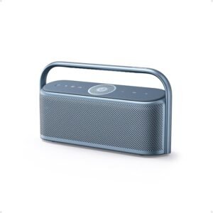 Soundcore Motion X600 Portable Bluetooth Speaker with Spatial Audio, 50W Sound, IPX7 Waterproof, Pro EQ, AUX-in, for Home, Office, Backyard and Bathroom Use (Blue)