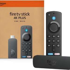 Firestick plus Amazon Fire TV Stick 4K Plus with AI-powered Fire TV Search, Wi-Fi 6 & All-New Made for Amazon USB Power Cable Bundle