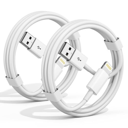 USB to Lightning Cable, 2Pack 3FT iPhone Charger Cord for iPhone 14/13/12 | Car Apple CarPlay Cable, iPhone Charger Cord, Fast Charging for i Phone 14,14... Color:White Size:3ft