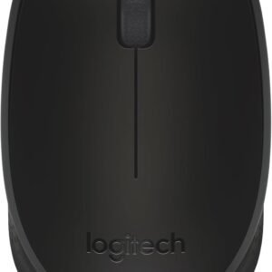 Logitech M171 Wireless Mouse, 2.4 Ghz With USB Mini Receiver, Optical Tracking, 12-Months Battery Life, AmbidextroUS Pc/Mac/Laptop - Black