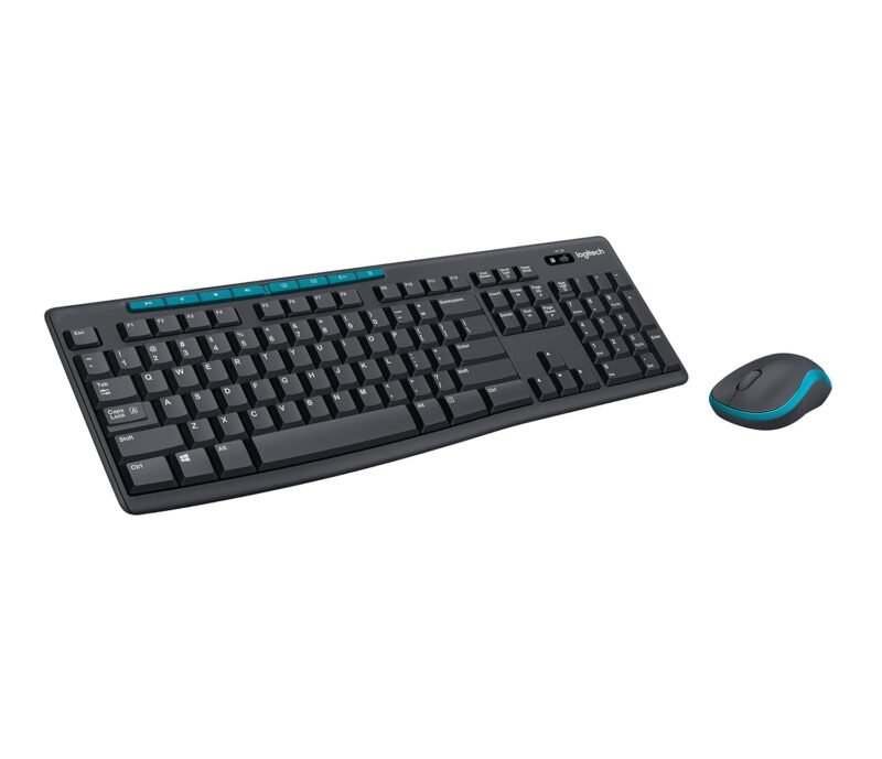 Logitech MK275 Wireless Keyboard and Mouse Combo for Windows, 2.4 GHz Wireless, Compact Wireless Mouse, 8 Multimedia & Shortcut Keys, 2-Year Battery...
