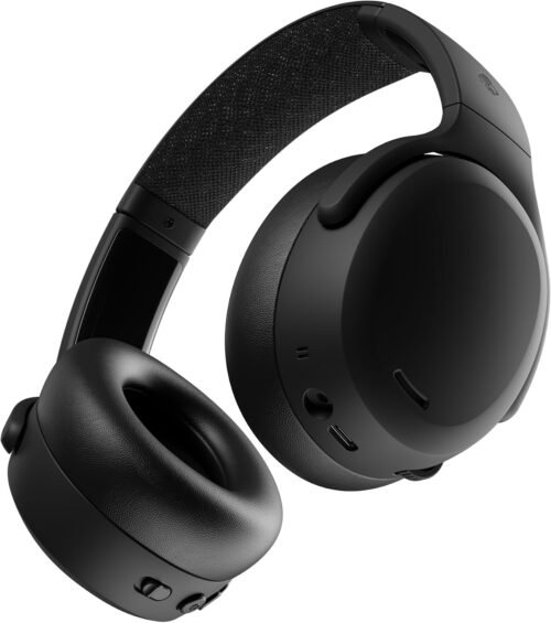 Skullcandy Crusher ANC 2 Noise Cancelling Wireless Headphones - True Black | Multi-Sensory Crusher Bass, Over-Ear Fit, Bluetooth, 60 Hours Battery, Working...