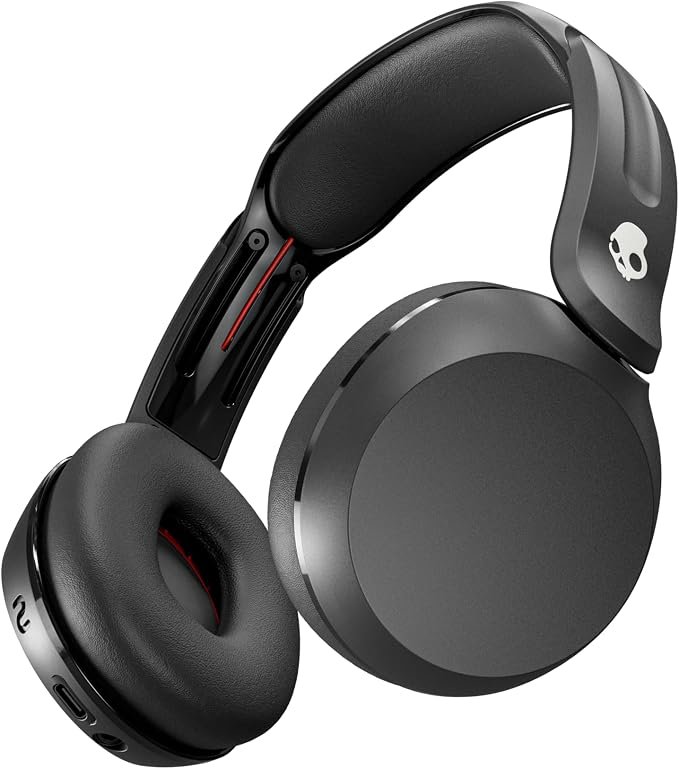 Skullcandy Icon 180 Wireless On-Ear Bluetooth Headphones - True Black | 50 Hours Battery, Lightweight and Travel Ready, Secure Fit, Sweat and Water...