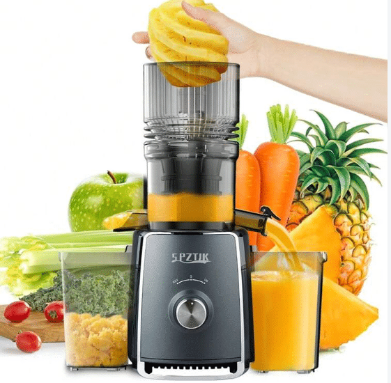Screenshot 2026-10-03 144137 SPZTJK Cold Press Juicer Machine, 300W Slow Masticating Juicer with 5.3” Large Feed Chute for Whole Fruits Vegetables, High...