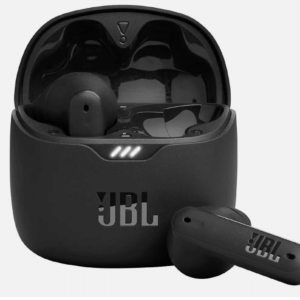 JBL Tune Flex - True Wireless Noise Cancelling Earbuds (White), Small JBL Pure Bass Sound, Active Noise Cancelling with Smart Ambient, 4 mics for perfect calls, Up to 32 hours of battery life