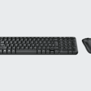 Logitech MK220 Compact Wireless Keyboard and Mouse Combo for Windows | 2.4 GHz LOGITECH MK220Wireless KEYBOARD with USB-Receiver, 24 Month Battery, Compatible with PC, Laptop,...