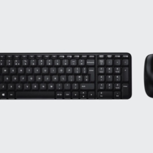Logitech MK220 Compact Wireless Keyboard and Mouse Combo for Windows | 2.4 GHz LOGITECH MK220Wireless KEYBOARD with USB-Receiver, 24 Month Battery, Compatible with PC, Laptop,...