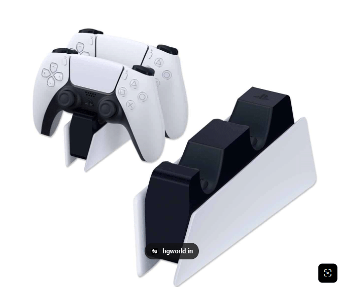 PS 5 Controller Charger Station Compatible with PlayStation 5 Edge & Dual Controller, 9 Lightings PS 5 Accessories Charging Station, PS 5 Dock Stand with LED Indicator for Playstation Consoles