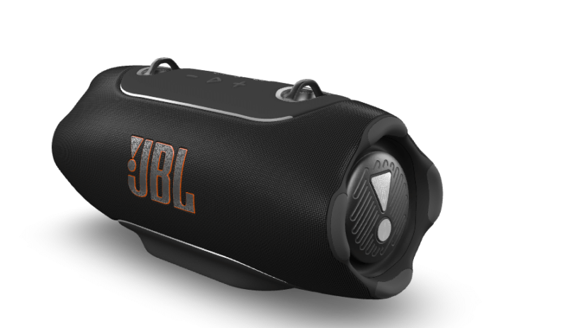 JBL JBLXTREME5BLKAM Xtreme 5 Portable Bluetooth Speaker, AI Sound Boost, Waterproof IP68, 28-Hour Playtime, Built-In Powerbank, Ambient Edge Lighting, Black