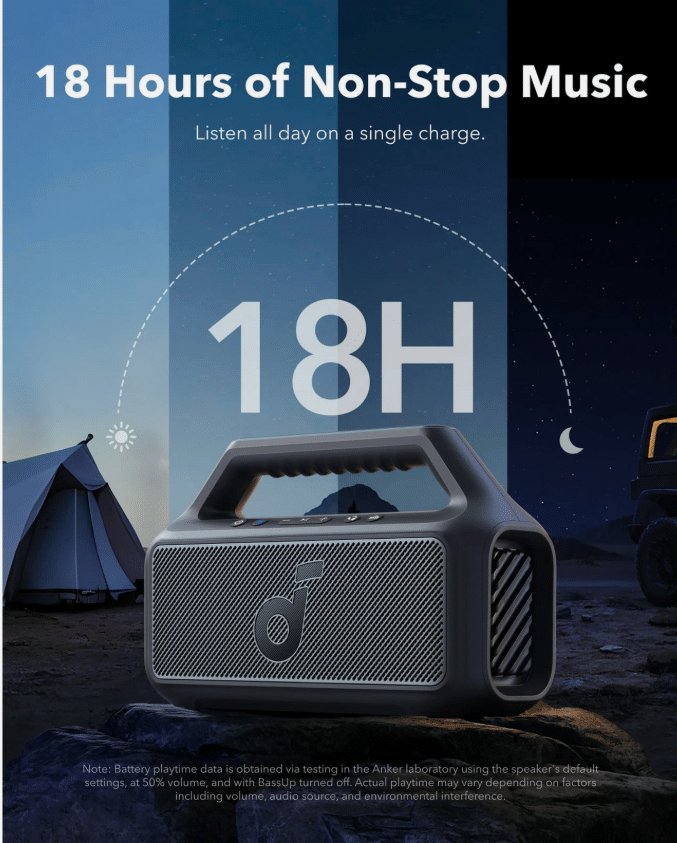 Soundcore Boom 2 SE Outdoor Speaker Portable Subwoofer BassUp Floatable IPX7 30W