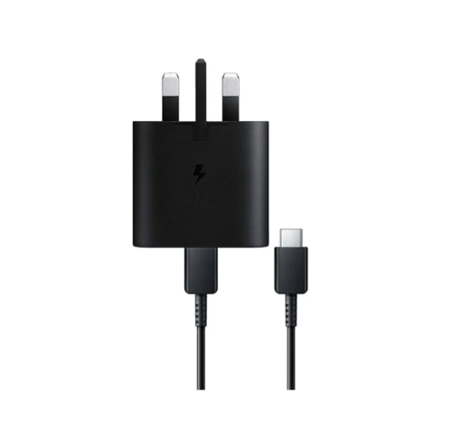Samsung 25W PD Power Adapter with USB C Cable.