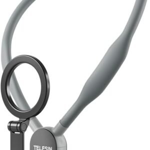 TELESIN Magnetic Neck Mount for Phones, Neck Phone Holder POV/Vlog Mount | Hand Free Phone Neck Holder Chest Stand Strap Video Recording for iPhone 17 16 15...
