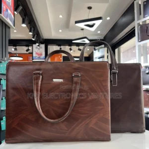 VERNIKA 16' Business Bag Leather Briefcase Shoulder Laptop Business Bag for Men