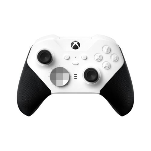 Xbox Wireless Gaming Controller | Elite Series 2  | White | Console, PC, and Android | Adjustable Thumbsticks | Trigger Locks