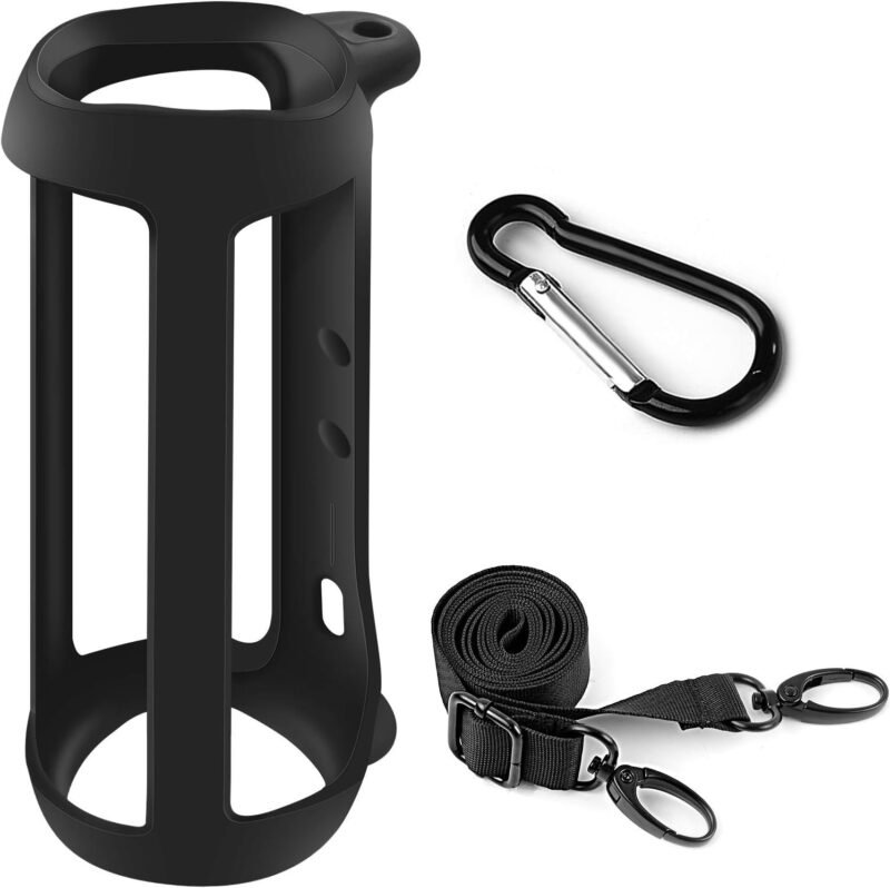Silicone Case Compatible for FLIP 7 Portable Bluetooth Speaker, Gel Soft Skin Cover, Rubber Case, Travel Carry Pouch with Strap Not for Flip 7 (Speaker not...
