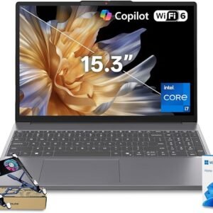 Lenovo IdeaPad Slim 3 Business Laptop, Intel Core i7-13620H(>i5-13420H) 15" 2K Display, 16GB DDR5 RAM, 512GB SSD, Wi-Fi 6, Windows 11Home, AI & Copilot PC, Numeric Keypad, w/PCO Laptop Cooler